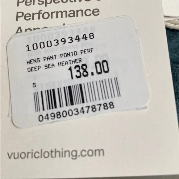 Vuori Ponto Performance Pant Deep Sea Heather - Picture 11 of 11